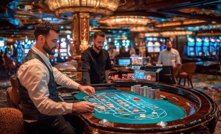 Studio Live Blackjack dengan dealer profesional